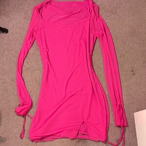 Amazon Women's Pink Long Sleeve Dress